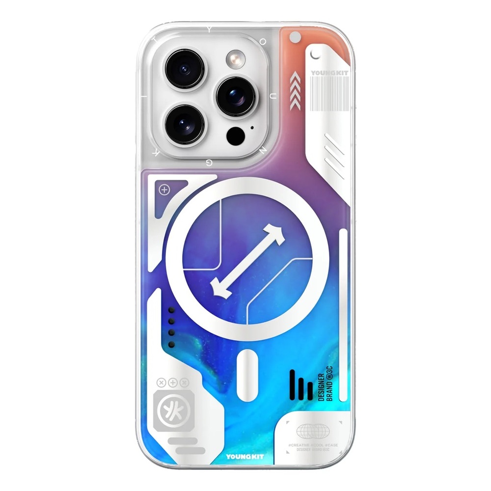 Blue Luminous Quicksand iPhone 16 Pro case | NWT